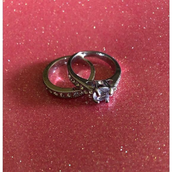 Bridal Set; Anniversary Set; Cubic Zirconium; Size 6 & Size 8 Available - Picture 11 of 11